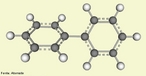 Molcula de bifenila  o hidrocarboneto aromtico em que dois anis benznicos esto ligados por uma ligao simples. <br/><br/> Palavras-chave: Qumica do carbono. Bifenila. Molcula.