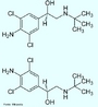 Clenbuterol  uma substncia simpaticomimtica que atua principalmente em receptores beta-adrenrgicos.  uma droga prescrita geralmente para tratamento de sintomas com comprometimento respiratrio, como um descongestionante e broncodilatador. Frmula molecular C12H18N2Cl2O. Massa molar 277,19 g/mol.  Nomenclatura IUPAC (sistemtica) (RS)-1-(4-amino-3,5-dicloro-fenil)-2-(tri-butilamina)-etanol <br/><br/> Palavras-chave: Clenbuterol. Medicamentos. Qumica orgnica. Doping.