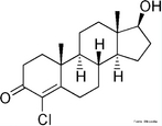 Clostebol  um anabolizante que ajuda na cicatrizao, ele no  utilizado para o aumento de massa muscular, porm um atleta que utilize uma pomada cicatrizante que contenha o Clostebol ser flagrado no exame anti-doping. Frmula molecular C19H27ClO2. Massa molar 322,869 g/mol. Nomenclatura IUPAC (sistemtica) (8S,9S,10R,13S,14S,17S)-4-chloro-17-hydroxy-10,13-dimethyl- 1,2,6,7,8,9,11,12,14,15,16,17-dodecahydrocyclopenta[a]phenanthren-3-one <br/><br/> Palavras-chave: Clostebol. Medicamentos. Qumica orgnica. Doping.