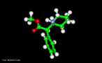Representao tridimensional da molcula de Metilfenidato (nome comercial Ritalina).  uma substncia qumica utilizada como frmaco do grupo das anfetaminas com ao no lbulo pr-frontal.  usada para tratamento medicamentoso dos casos de transtorno do dficit de ateno e hiperatividade (TDAH), narcolepsia e hipersnia idioptica do sistema nervoso central (SNC). Nomenclatura IUPAC:metil 2-fenil-2-(2-piperidil)acetato. Frmula  <br/><br/> Palavras-chave: Molculas. Metilfenidato. Ritalin. Substncias qumicas. Medicamentos. Drogas.